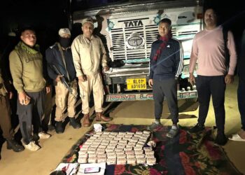 Major Drug Bust: Shreebhumi Police Seize Yaba Tablets Valued at 45 Crores in Patharkandi Operation