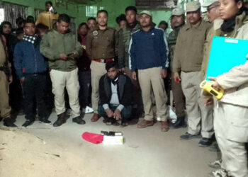 Pistol and live cartridges recovered : লাহৰিজানৰ বাছবাৰীত পিষ্টল আৰু সজীৱ গুলীসহ যুৱক আটক