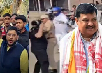 Shocking Attack on Assam Congress MP Rakibul Hussain in Nagaon