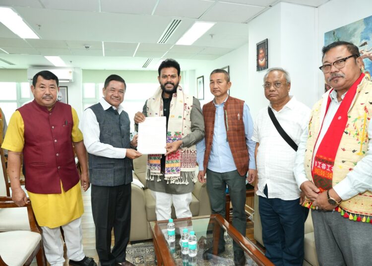 Dr. Tuliram Ronghang Advocates for Greenfield Airport in Karbi Anglong :