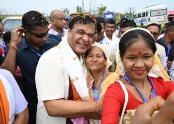 Dr. Himanta Biswa Sarma Arrives in Karbi Anglong: A Cultural Exploration