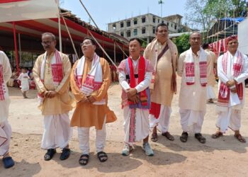 তিনিদিনীয়া বৰ্ণাঢ্য কাৰ্যসূচীৰ ডিফুত ডিফু কেন্দ্ৰীয় বিহু সমিতিৰ উদ্যোগত ৰঙালী বিহু উদযাপনৰ, উপস্থিত বিধায়ক বিদ্যাছিং ইংলেং