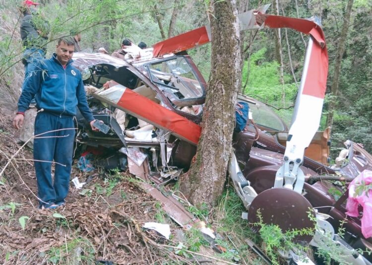 Uttarakhand Shoper Crash । উত্তৰাখণ্ডত হেলিকপ্টাৰ দুৰ্ঘটত ৫ পৰ্যটকৰ মৃত্যু