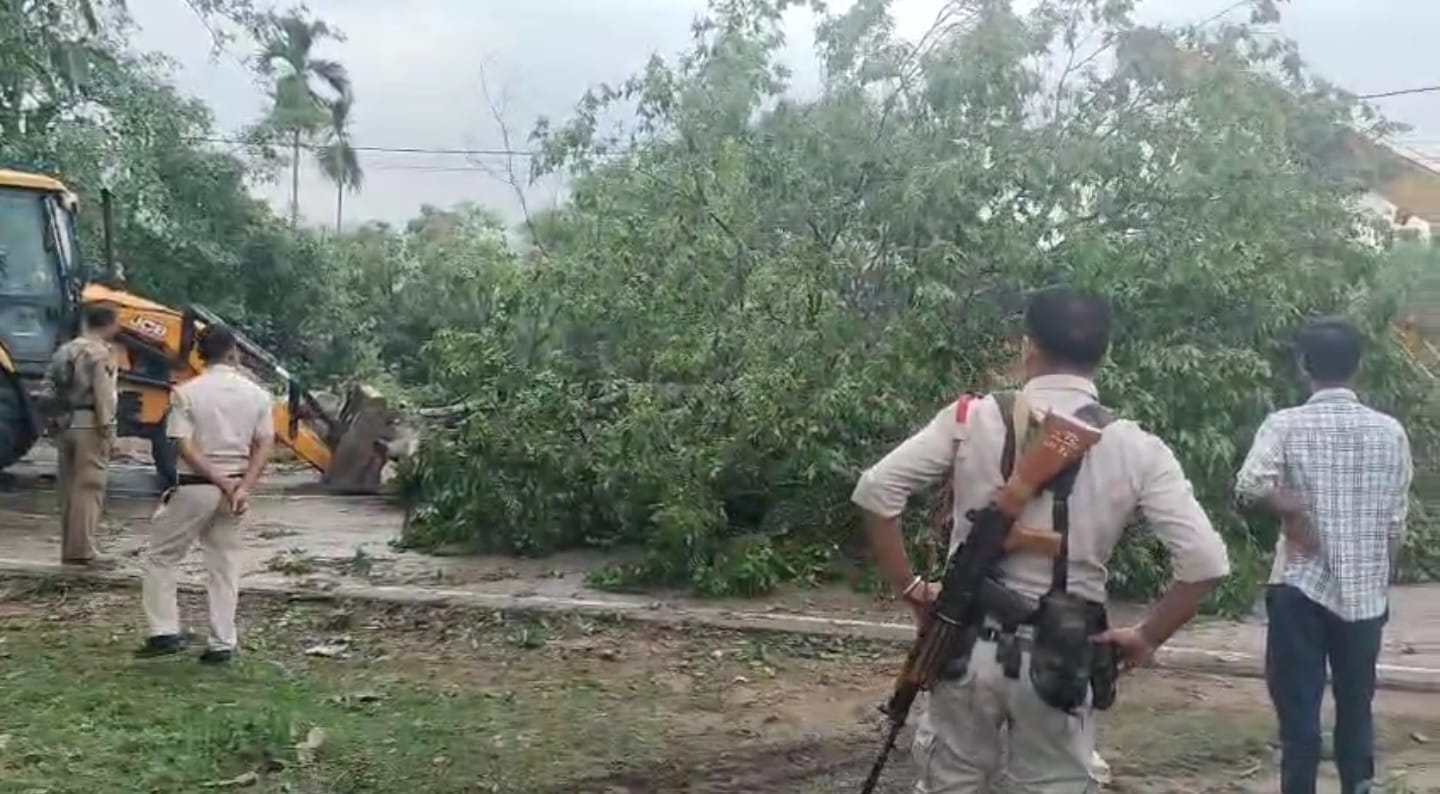 ধুমুহাৰ প্ৰচণ্ড আক্ৰমণ: ডিফু মাঞ্জা পথৰ ৯ মাইল অঞ্চলত বিস্তৰ ক্ষতি