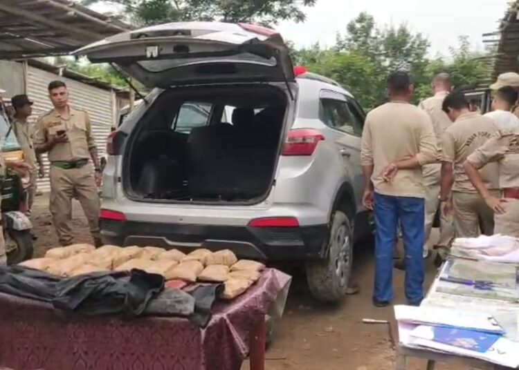 Drugs Seized I বোকাজানৰ শুকানজানত প্ৰায় ২০ কোটি টকা মূল্যৰ কানি জব্দ আৰক্ষীৰ 1 Drugs Seized I বোকাজানৰ শুকানজানত প্ৰায় ২০ কোটি টকা মূল্যৰ কানি জব্দ আৰক্ষীৰ