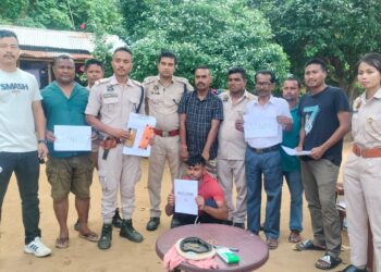 ডিফুত সন্দেহযুক্ত হেৰইন সহ আটক এজন আৰক্ষীৰ