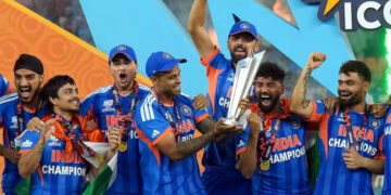 T-20 World Cup 2026 : বিশ্বকাপ বিজয়ী ভাৰতীয় দলৰ বাবে ১৩১ কোটিৰ পুৰস্কাৰ ঘোষণা বিচিচিআইৰ