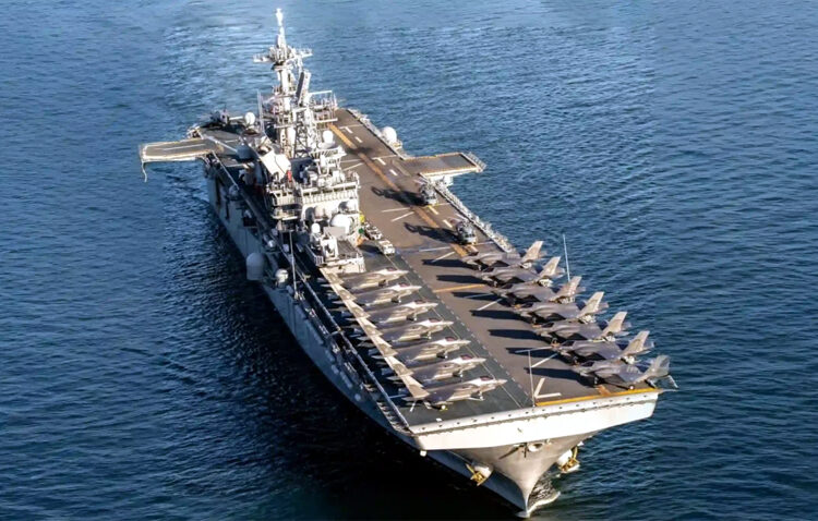USS Tripoli : ‘জল দানৱ’ ইউএছএছ ত্ৰিপোলী মধ্যপ্ৰাচ্যলৈ প্ৰেৰণ