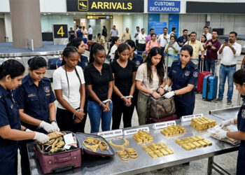 Gold smuggling : মহিলাৰ ব্যক্তিগত অংগত সোণ সৰবৰাহ, আটক ২৪ বিদেশী