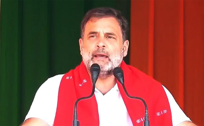 Rahul Gandhi : কাৰ্বিভূমিত সংবিধানৰ অনুচ্ছেদ ২৪৪-ক কাৰ্যকৰীকৰণৰ প্ৰতিশ্ৰুতি ৰাহুল গান্ধীৰ